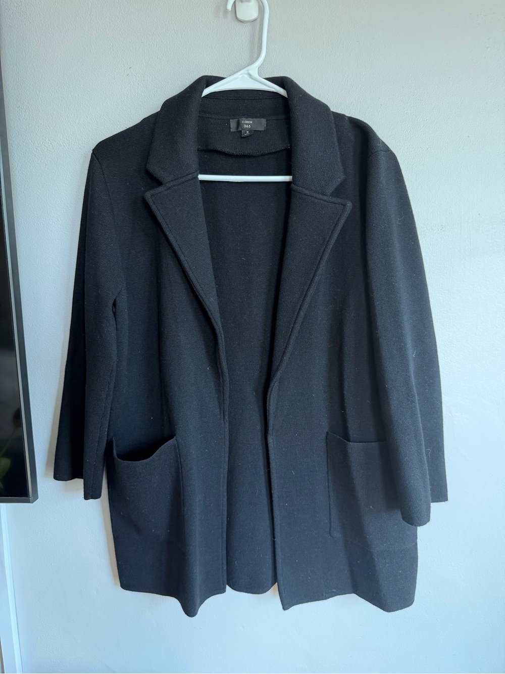 J. Crew Sweater Blazer Black S
